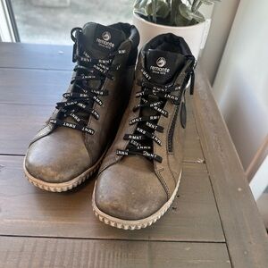 Remonte Army Green Women's Ankle Shoes